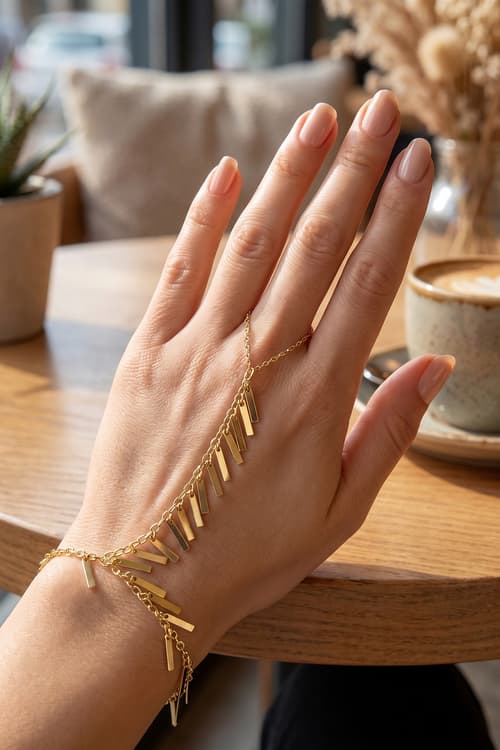 Gold Renk Çelik Sarkıt Plaka Model Şahmeran